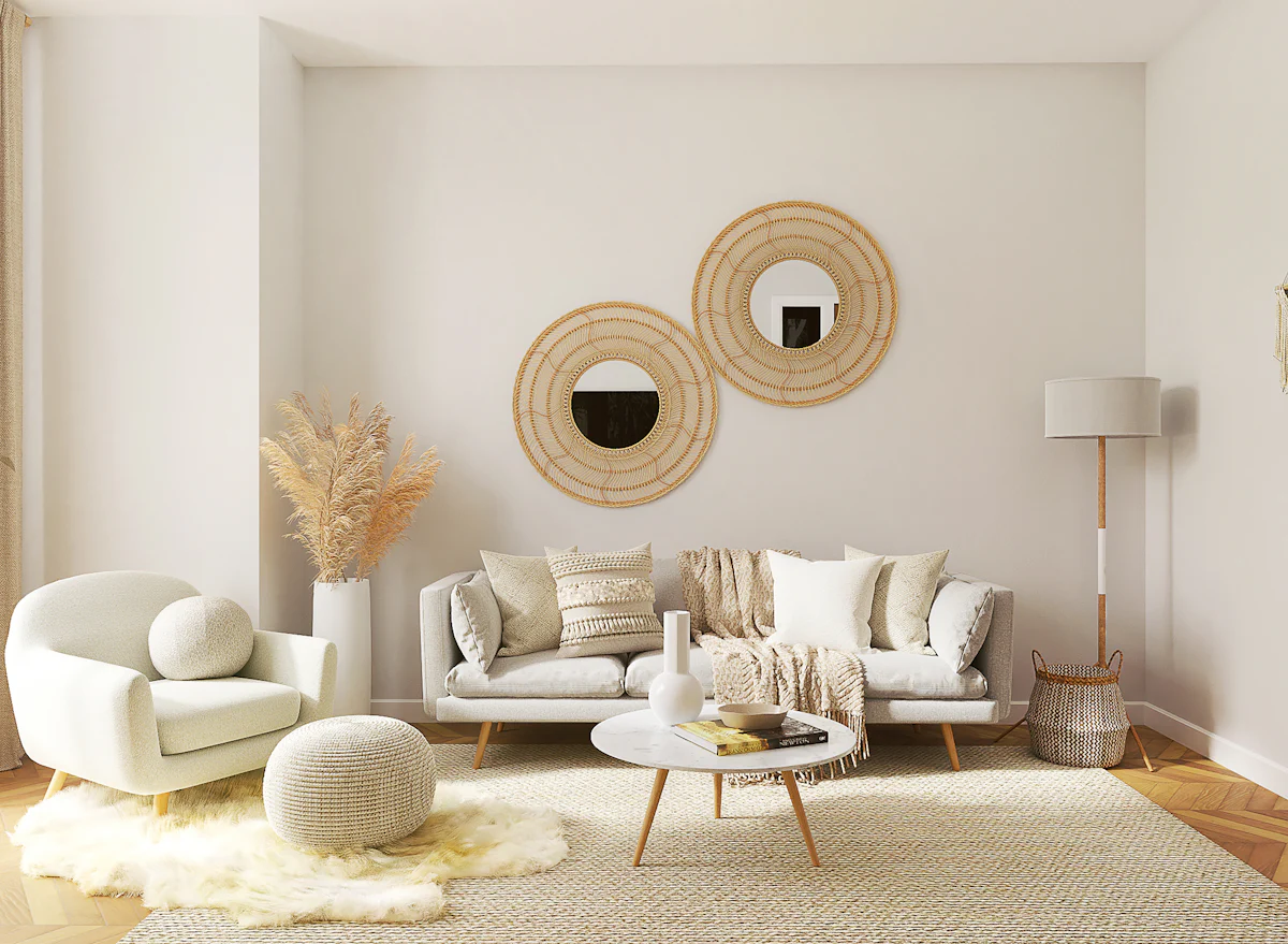 The quiet room — soft cream light and minimal furnishing